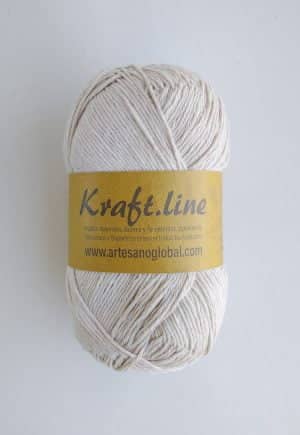 . Megumi. 6 Hebras. Madejas de 160 gr. - Crudo Kraft