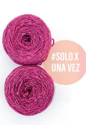 Chic Tweed. Color Fucsia. Pack 185 gramos