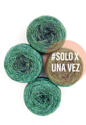 Chic Tweed. Combo Verde. Pack 450 gramos