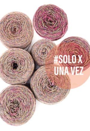 Chic Tweed. Combo Leño - Fucsia . Pack 630 gramos